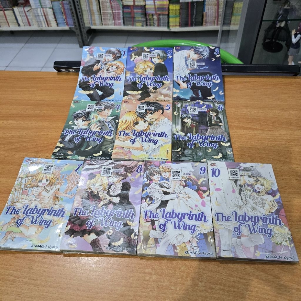 Bundle Komik The Labyrinth Of Wing Volume 1-10 Preloved