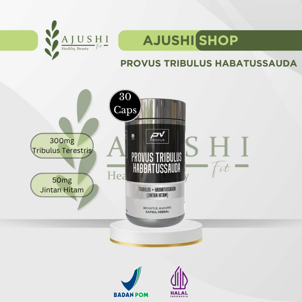 PROVUS Tribulus Habbatussauda 30 90 Capsules Suplemen Testosteron Booster