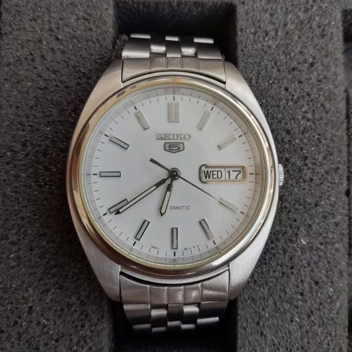 (sold out) Seiko 5 Automatic SNXA09 white dial