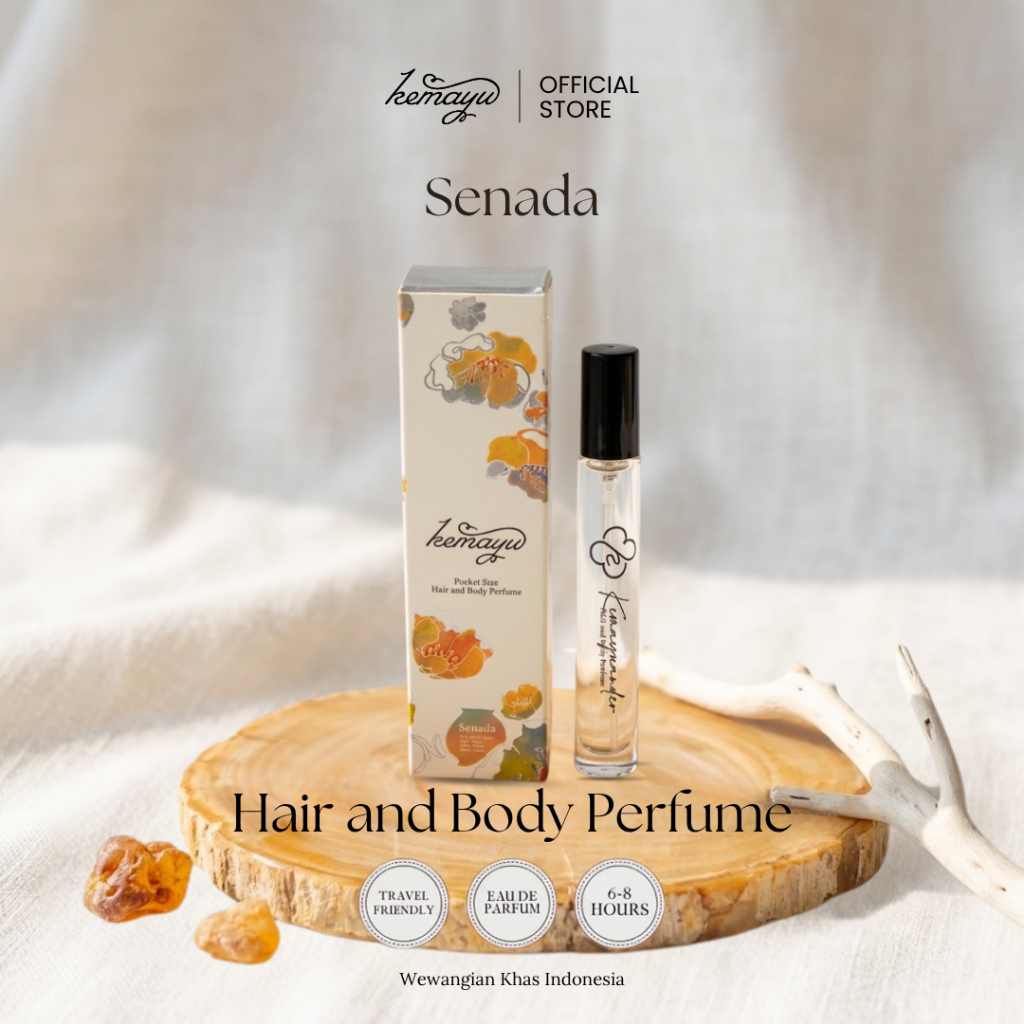 [NEW LAUNCH] KEMAYU and Co - Hair & Body Parfume Pocket Size - Senada 10ml | Travel Size Eau de Parf