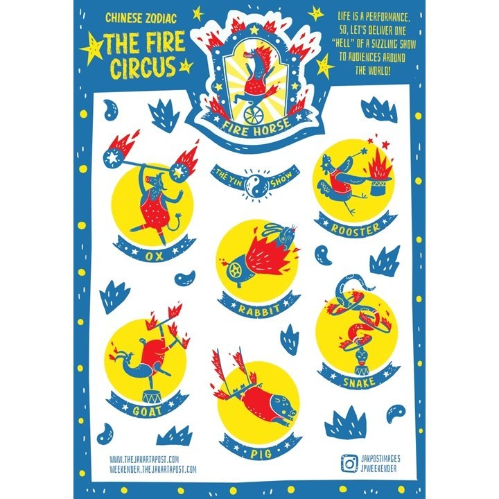 The Jakarta Post Chinese zodiac sticker pack