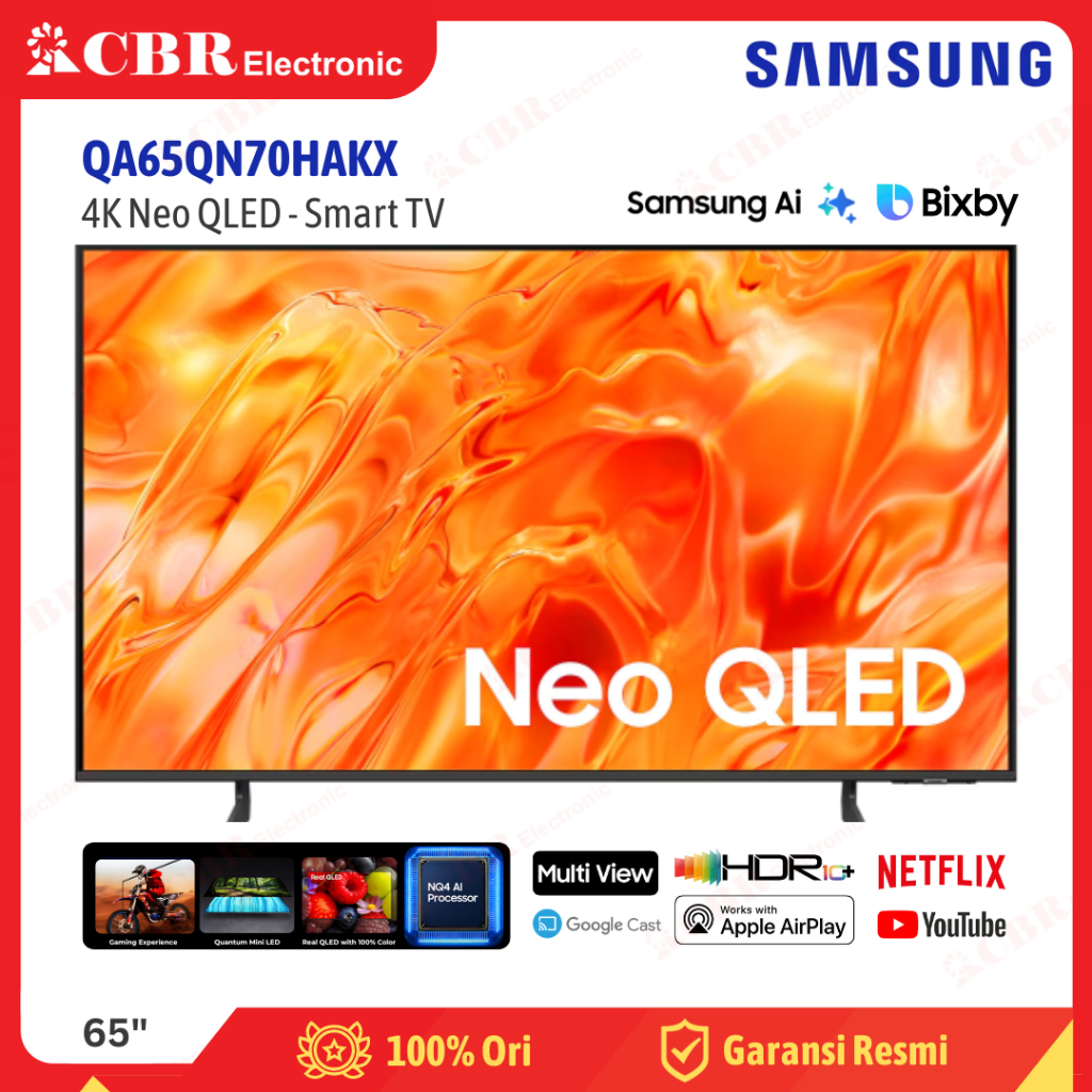TV SAMSUNG 65 INCH QA65QN70HAKX  ( 4K NEO QLED – SMART TV )