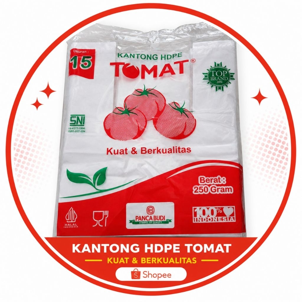Hd Tomat ,Plastik Kantong Bening