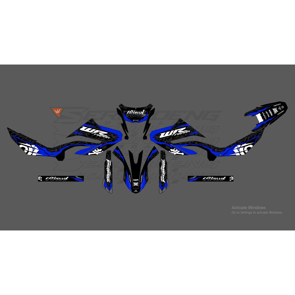 decal wr 155 bebas desain