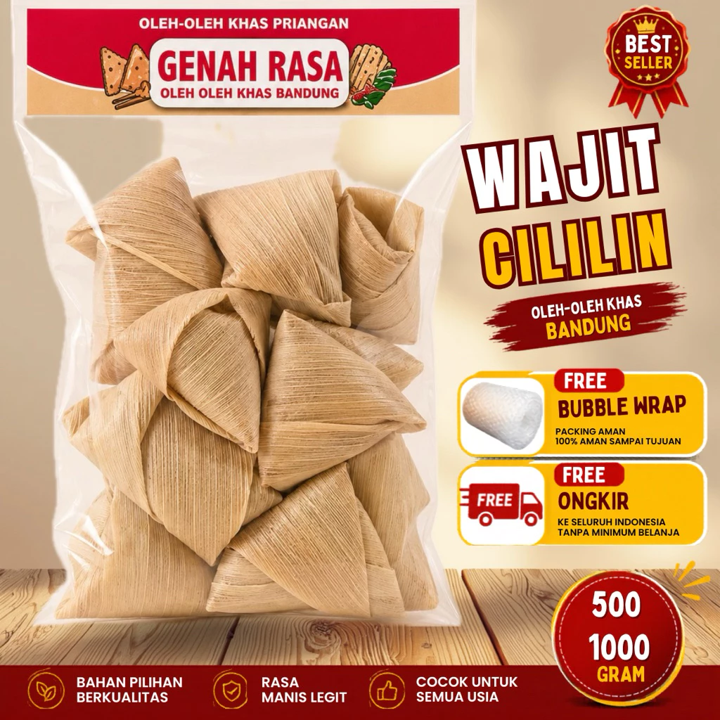 Wajit Cililin Kelapa 500 g & 1 kg