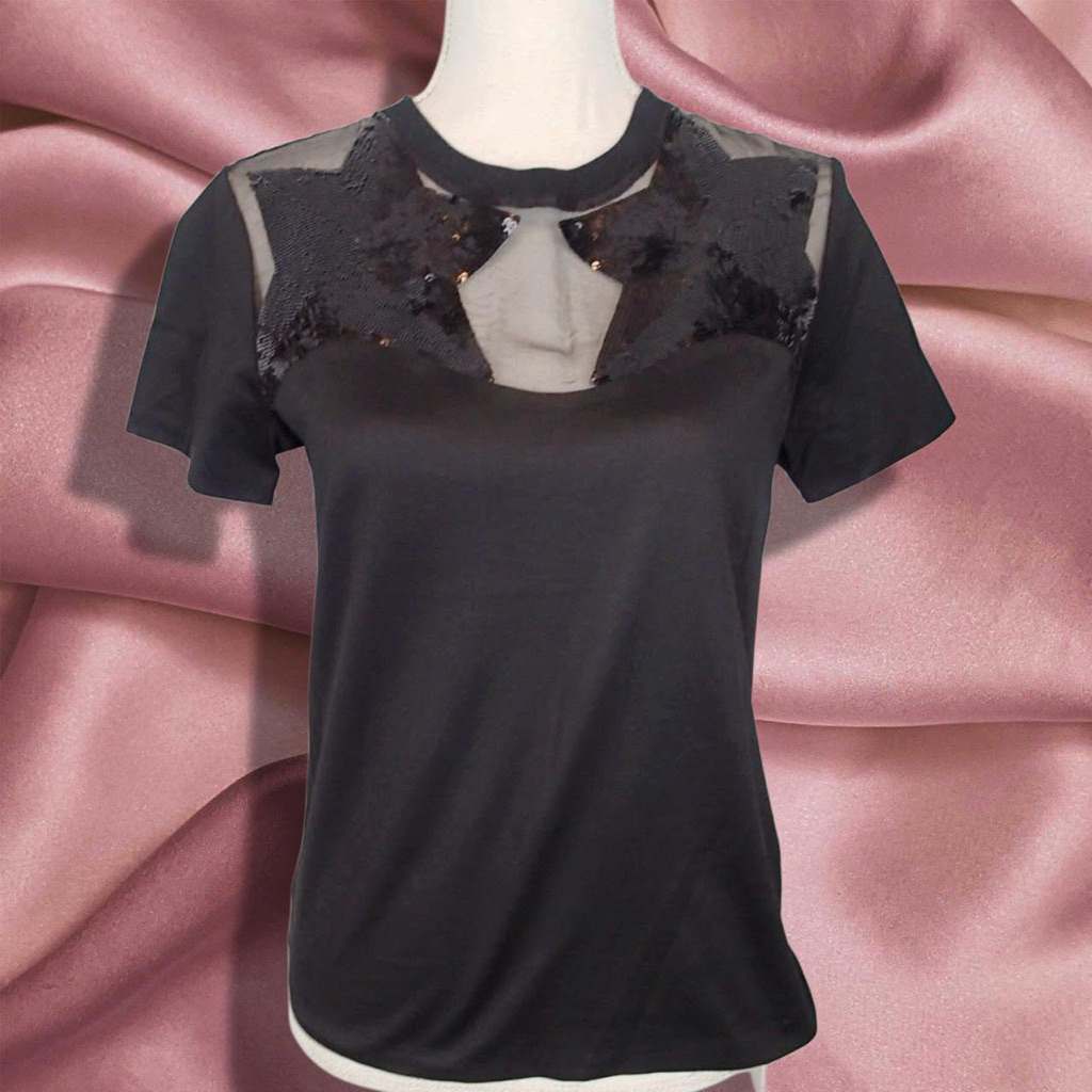 Sandro Paris Star Sequid Shirt