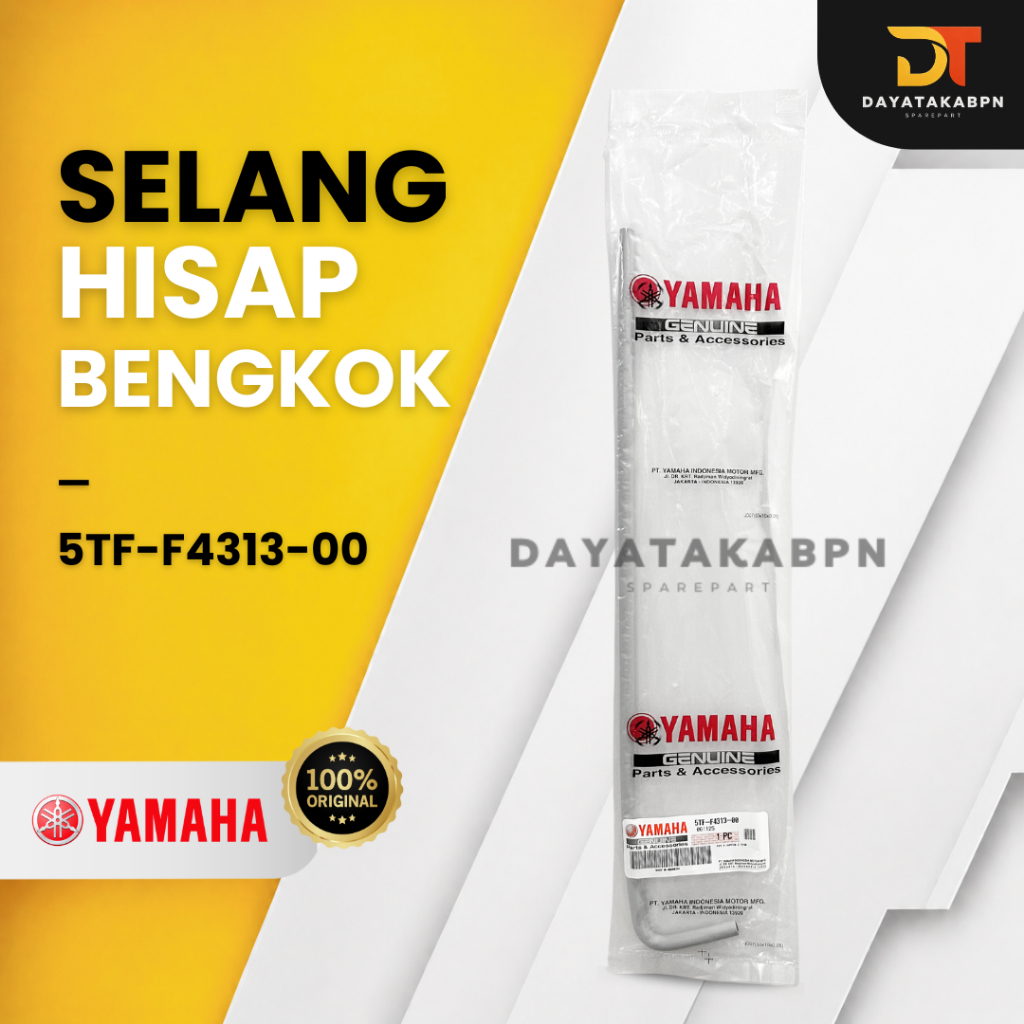 Selang Vakum Hisap Bengkok Yamaha 5TF-F4313-00 Original
