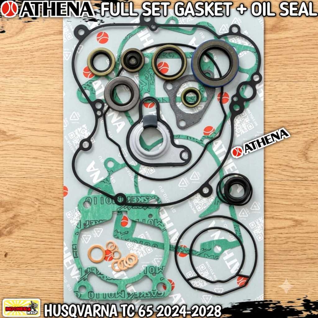 KTM SX 65 - HUSQVARNA TC 65 2024 2025 2026 2027 2028 - ATHENA COMPLETE ENGINE GASKET FULL CRANKCASE 
