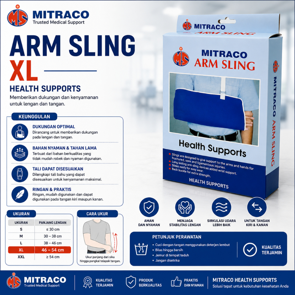 Mitraco Arm Sling Penyangga Lengan / Tangan XL