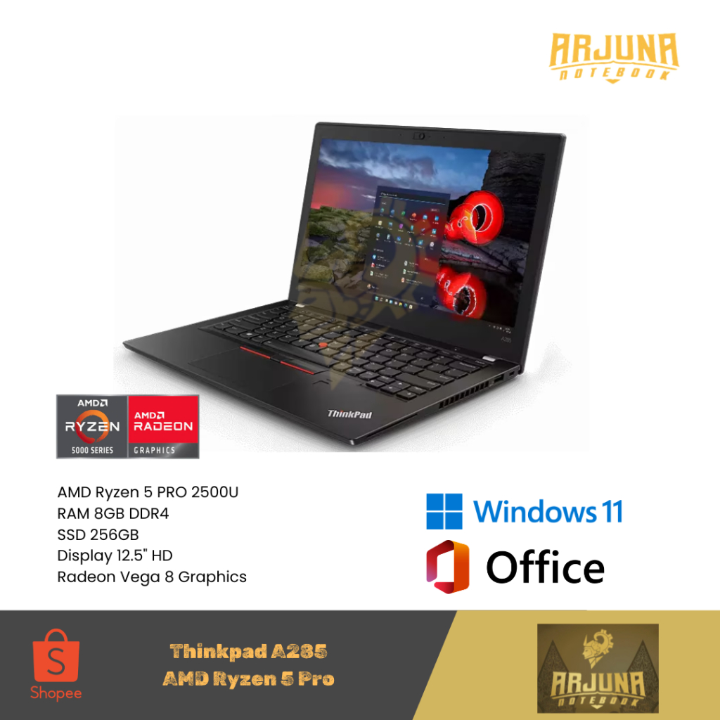 Lenovo Thinkpad A285 AMD Ryzen 5 Pro 2500U