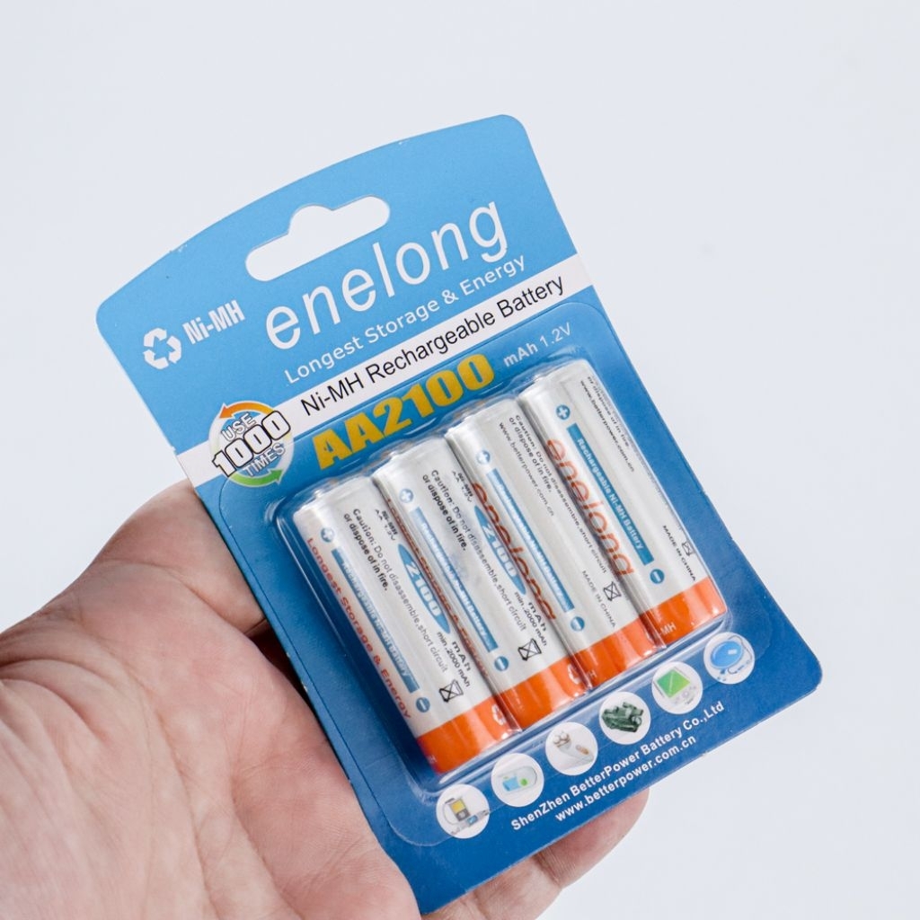 enelong batrai A2 recharger 2100mah 4pcs