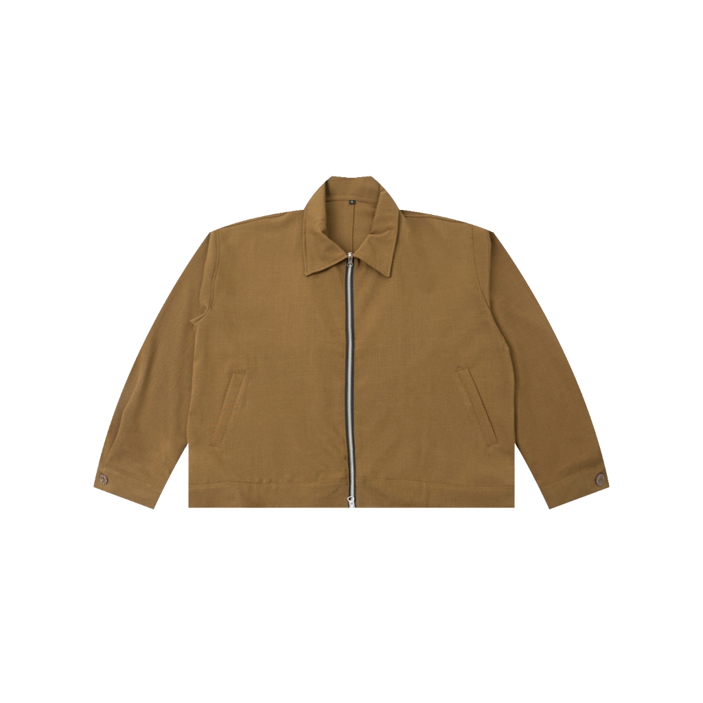 BOXY WORK JACKET DEEP COCOA