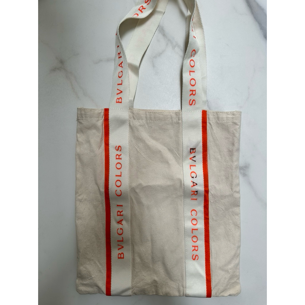 Bvlgari tote canvas bag