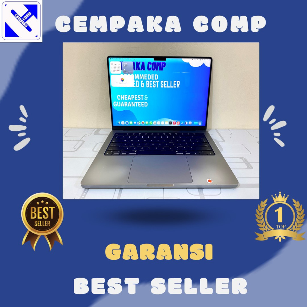 Macbook Pro 14 2021  M1 32GB SSD 512GB Garansi