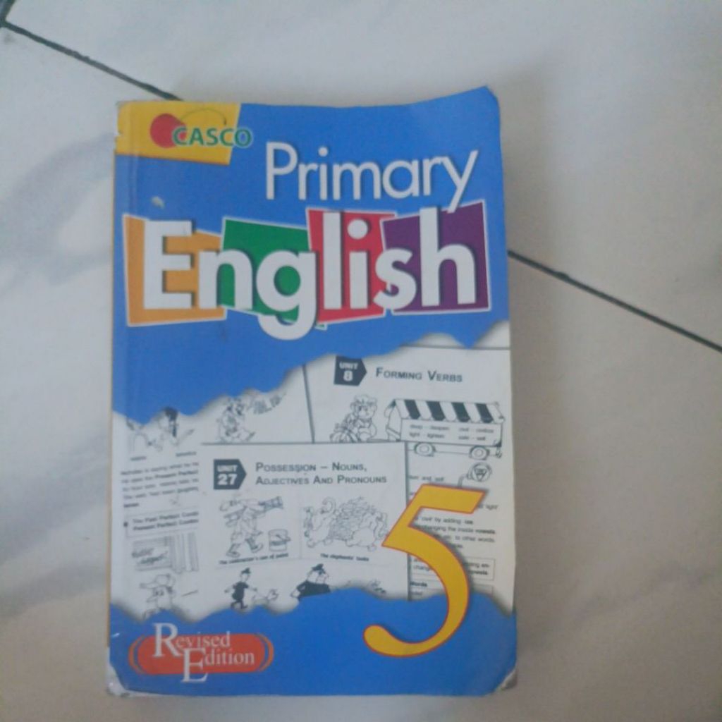 buku anak bahasa english/Inggris casco primary english 5 revised edition