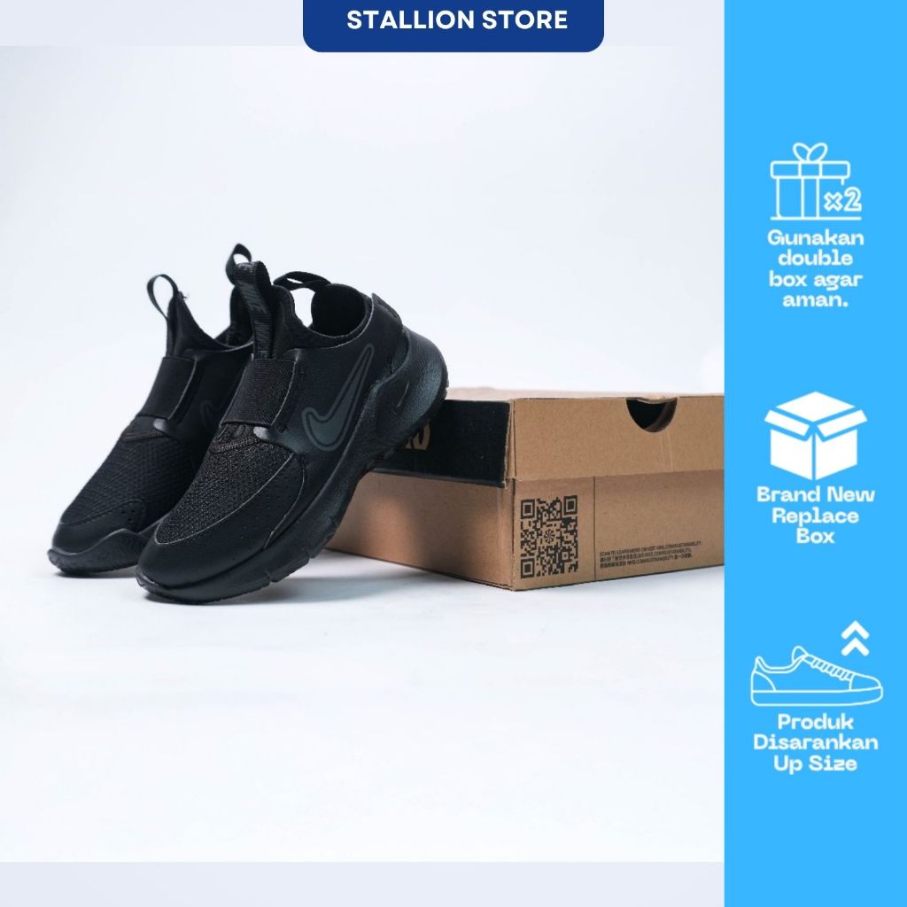 Sepatu Kids / Sepatu Anak / FLEX RUNNER 3 - FULL BLACK