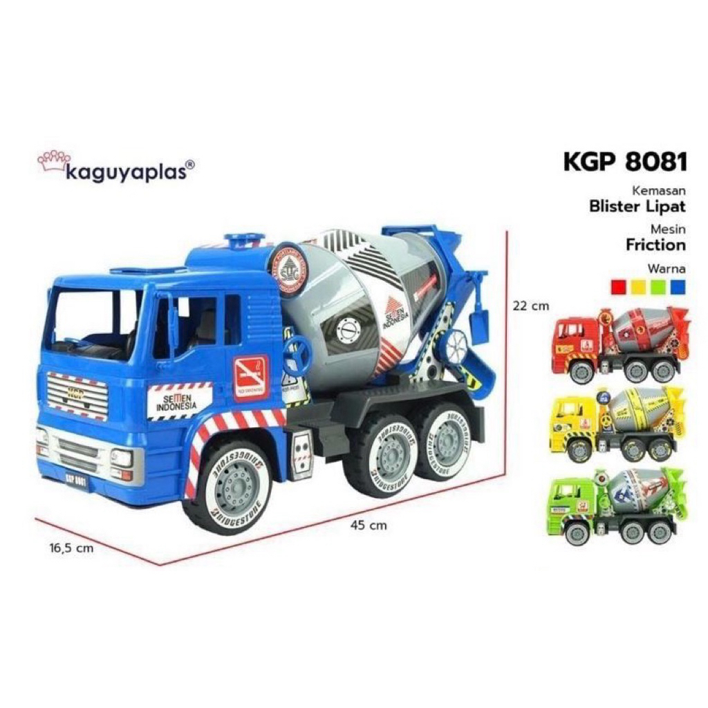 Mainan Mobil Molen Semen Truck Pasir BDI-KGP8081