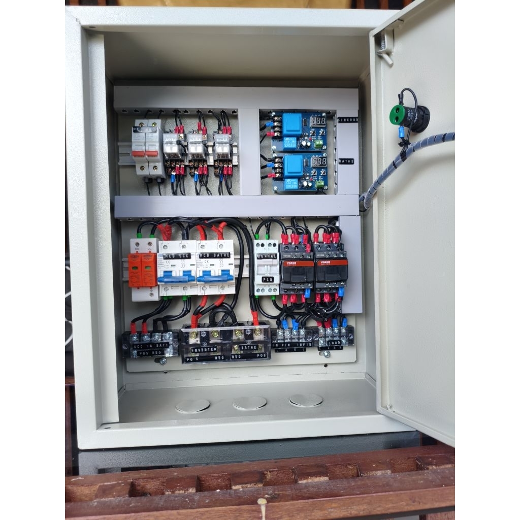 ATS syncronus Include Combiner Box PLTS 12-48volt.