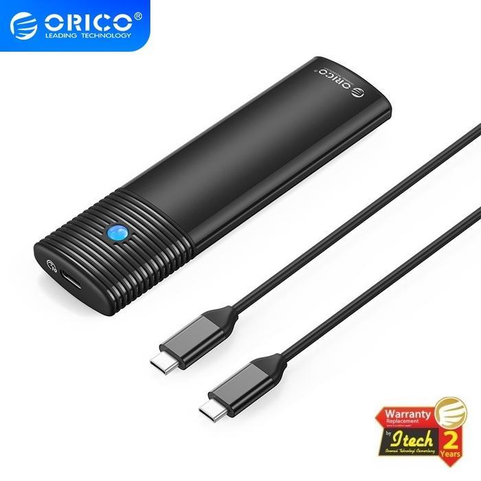 ORICO PWDM2-G2 - Dual Protocol M.2 NVMe NGFF/SATA  SSD Enclosure USB Type-C - BLACK