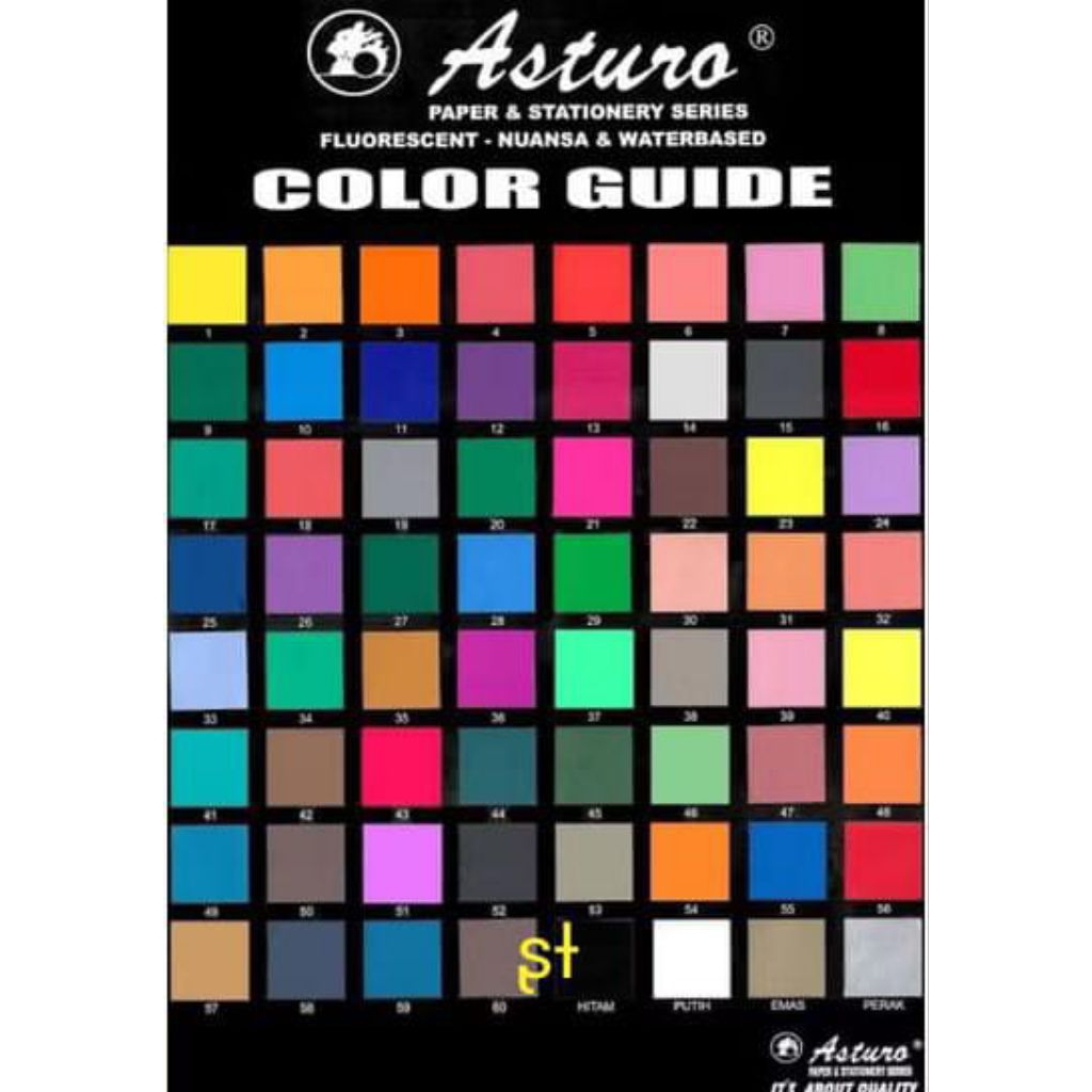 1 pak original asturo paper/kertas asturo