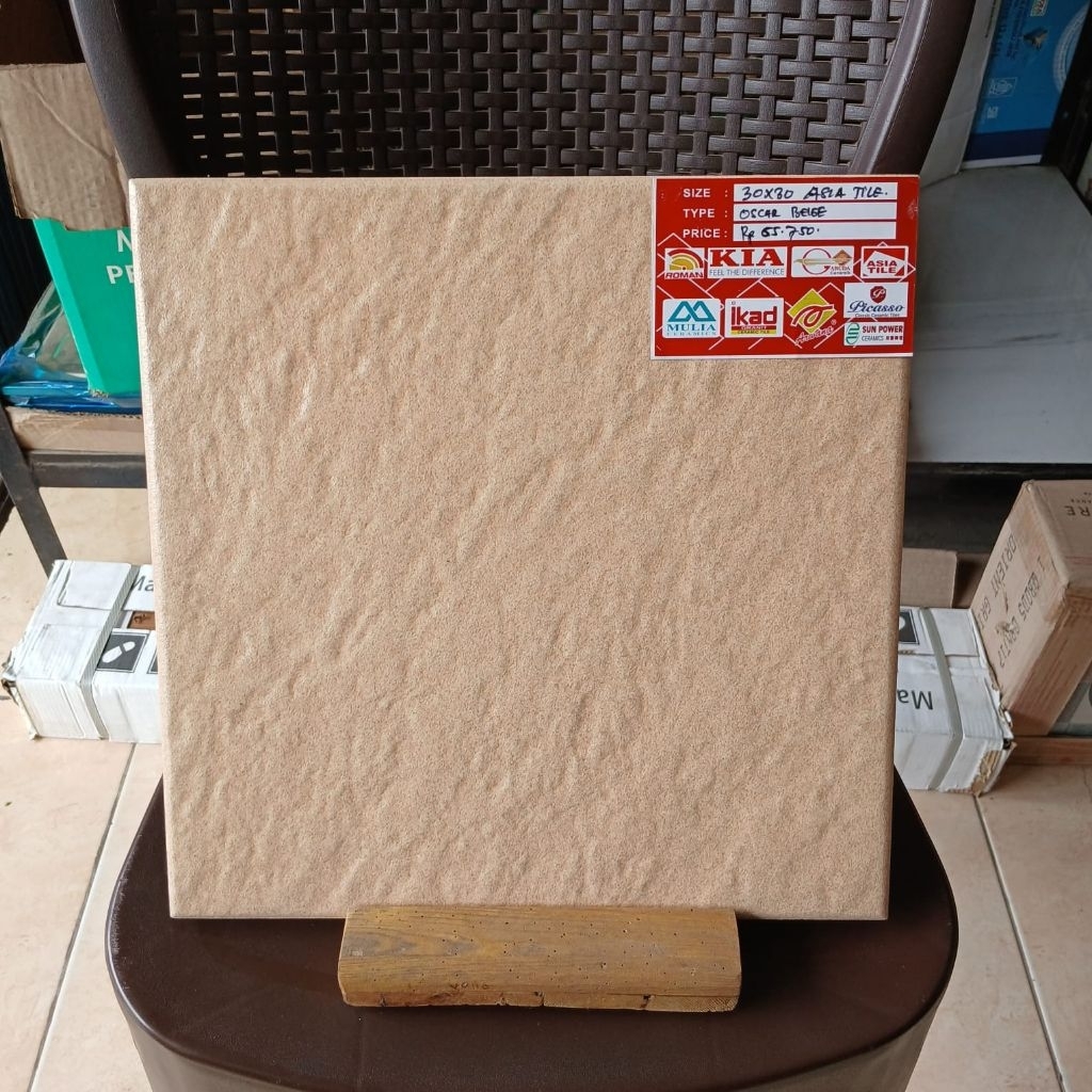 keramik 30x30 asia tile oscar beige