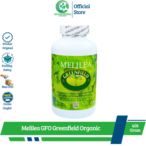 Melilea GFO Detox Alami Original I Melilea Greenfield Organic GFO 458 Gr | Serbuk Minuman Botanikal 