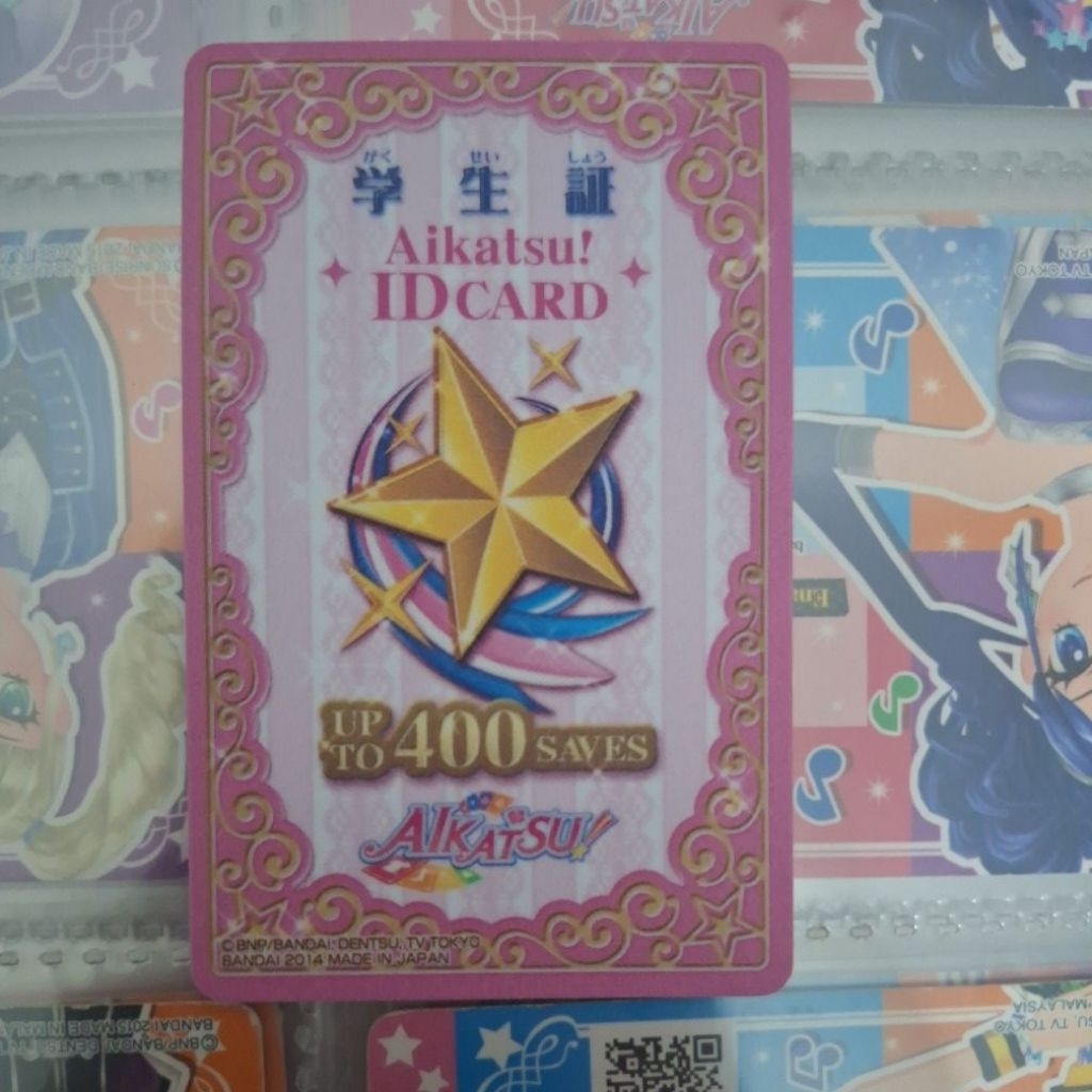Aikatsu id card pink