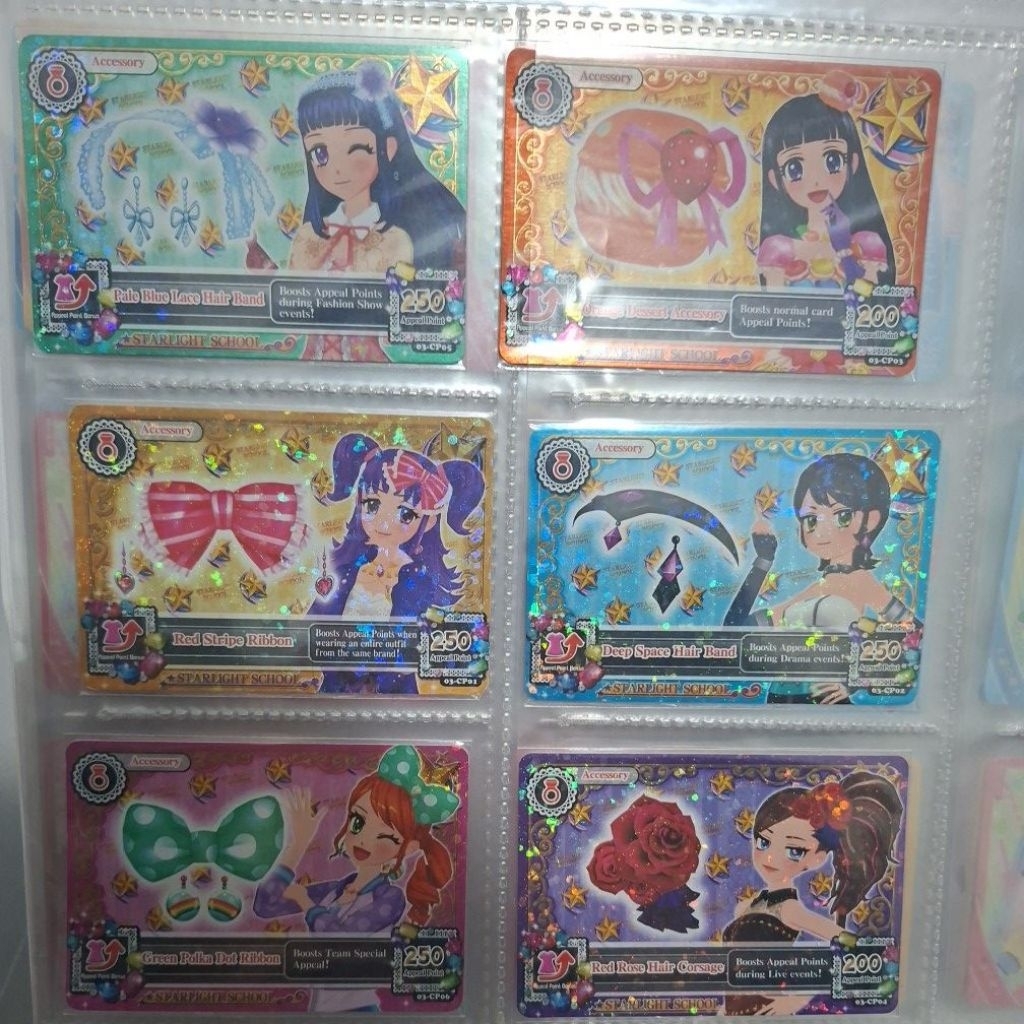 Aikatsu card-Starlight accessories (satuan)