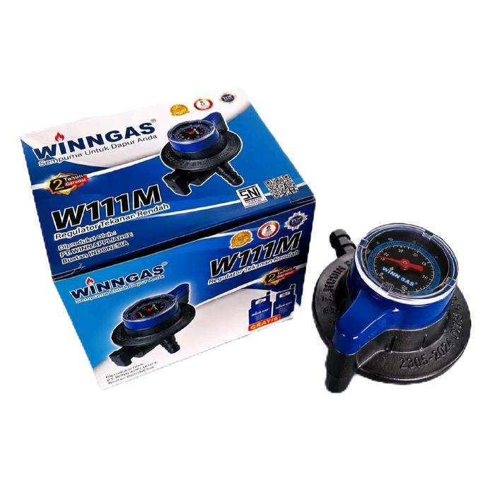 WINN W-111M W 111M W 111 Meter Regulator Pengaman Super Lock Kompor Tekanan Rendah Low Pressure