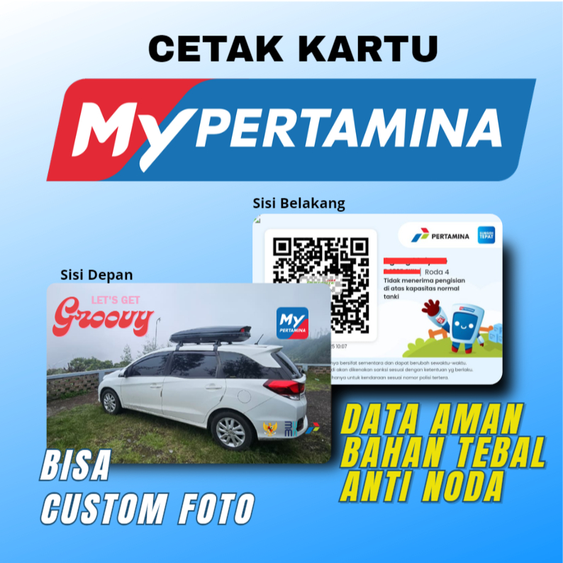 Cetak QR Code My Pertamina PVC Tebal Custom