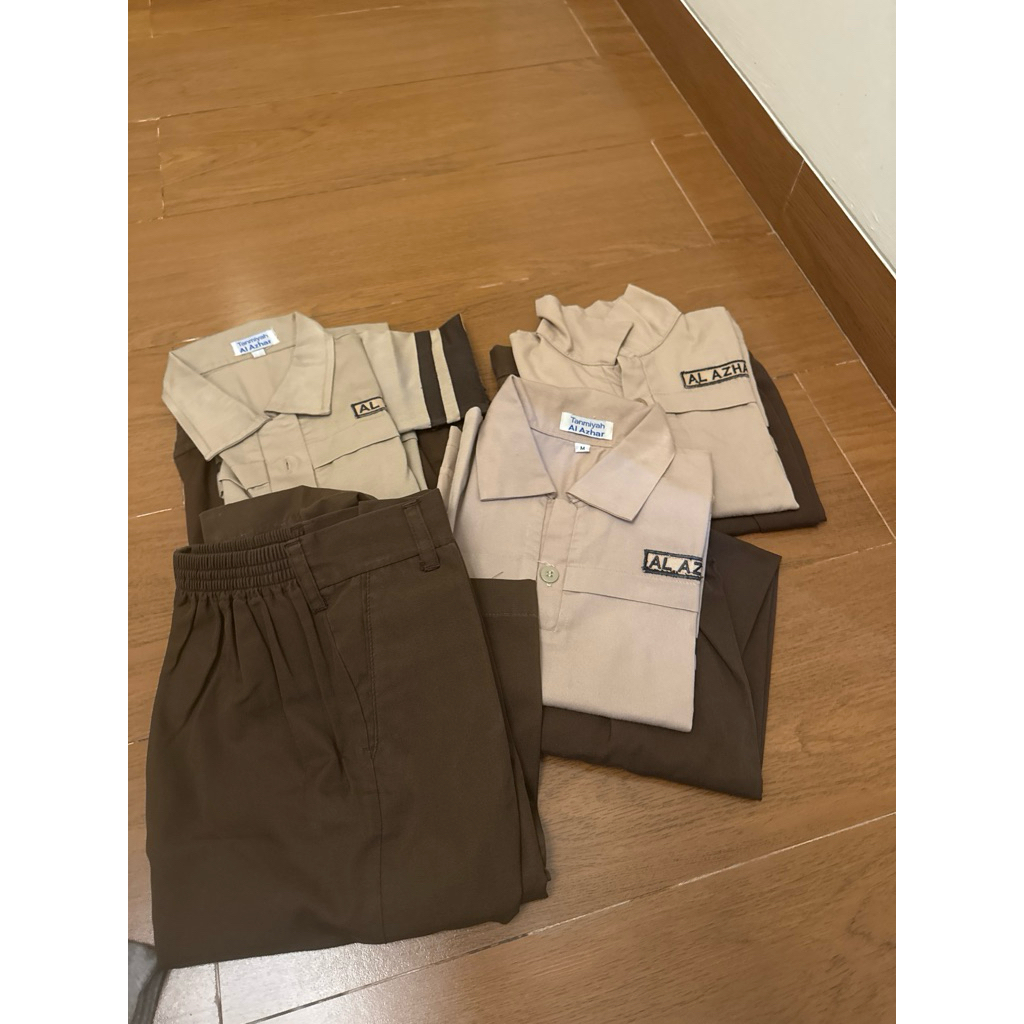 baju pramuka anak laki laki sd 1 set preloved