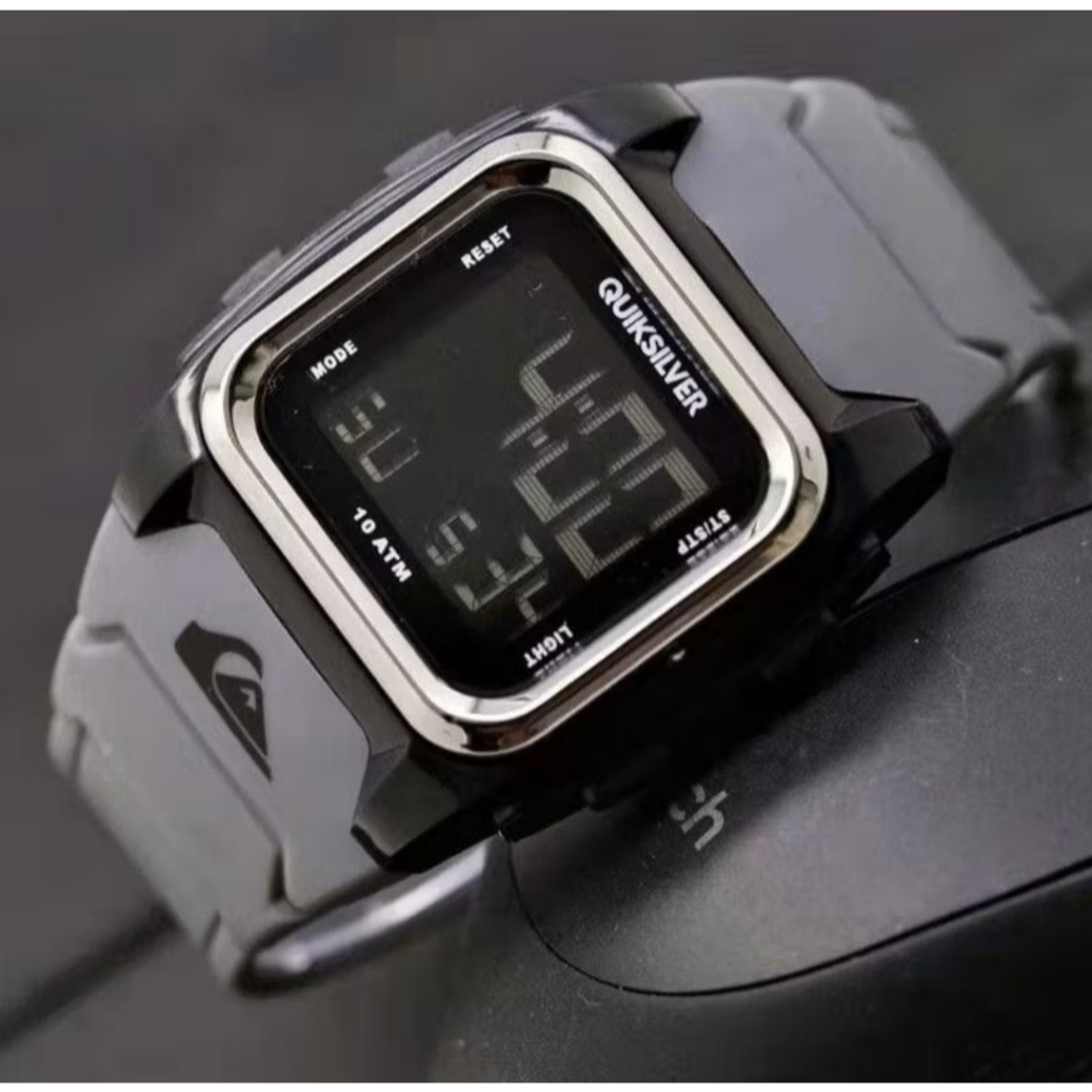 JAM TANGAN PRIA DIGITAL KOTAK QUIKSILVER ANTI AIR
