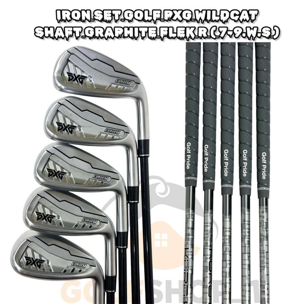 Iron Set Golf Man Wildcat Shaft Graphite Bekas Original-Stick Golf