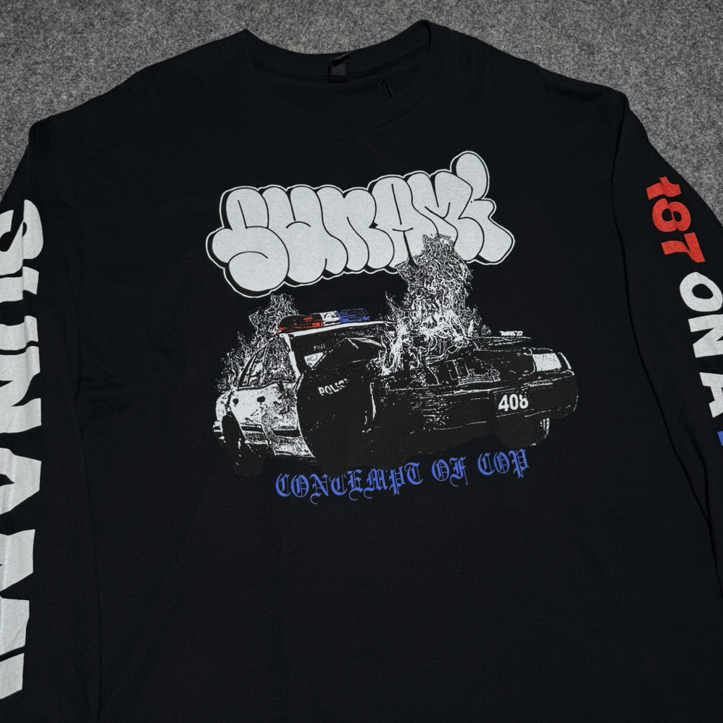 Sunami " Contempt Of Cop " Longsleeve Tshirt Official Band