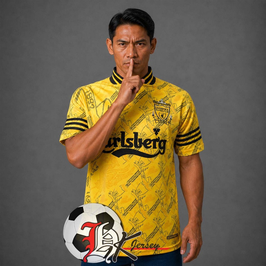 JERSEY BOLA RETRO LIVERPOOL 3RD 1994/1995