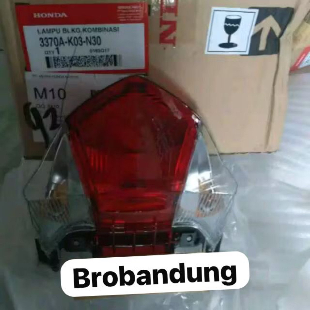 3370A-K03-N30 STOPAN ASY REVO INJEKSI ORI AHM LAMPU STOP REVO 110 INJEKSI 3370ak03n30