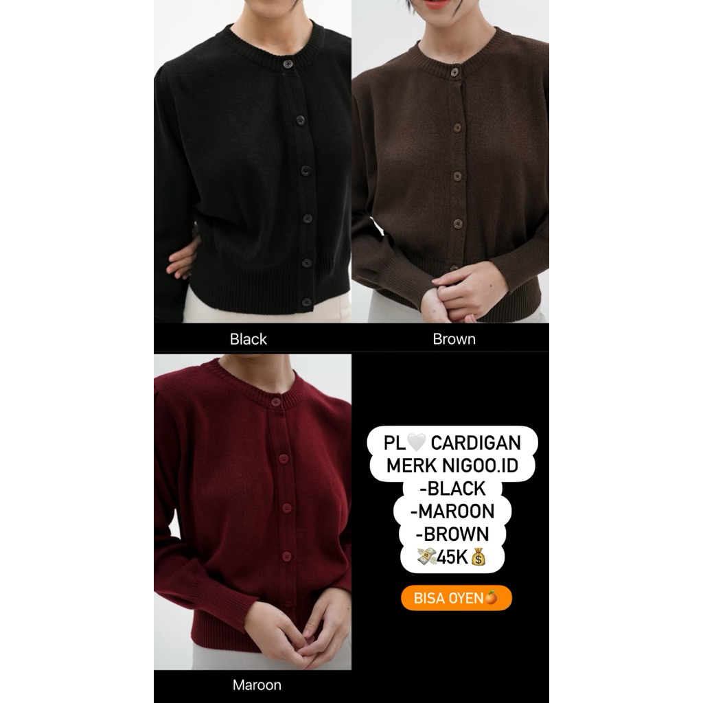 Preloveddzzzzz Nigoo.id Cardigan Wanita