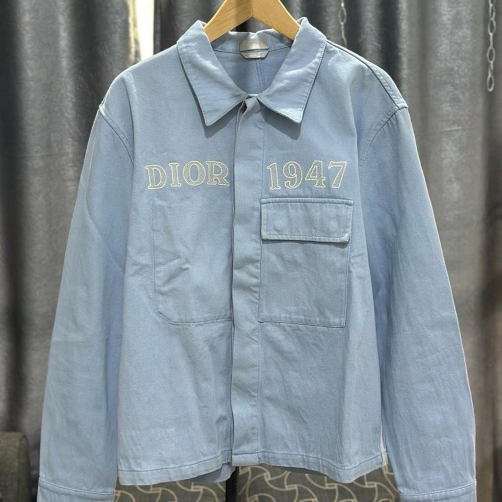 Dior Embroidered Denim Jacket Authentic Original