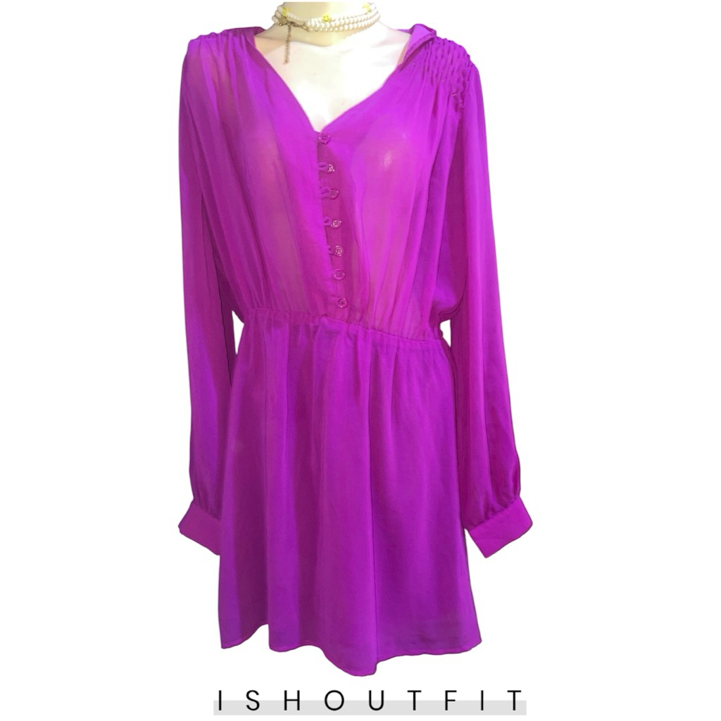 BLOUSE UNGU