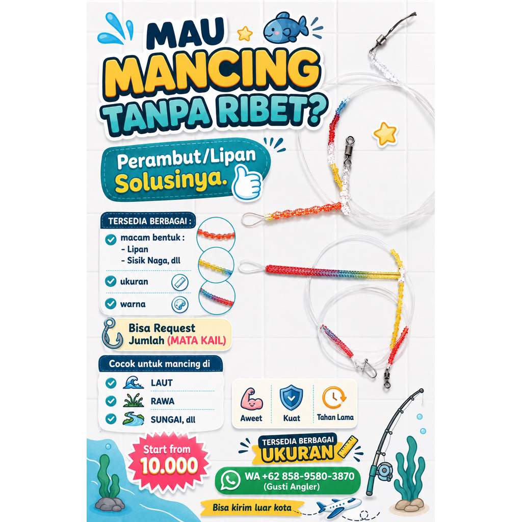 RANGKAIAN PANCING DASARAN/PERAMBUT LIPAN