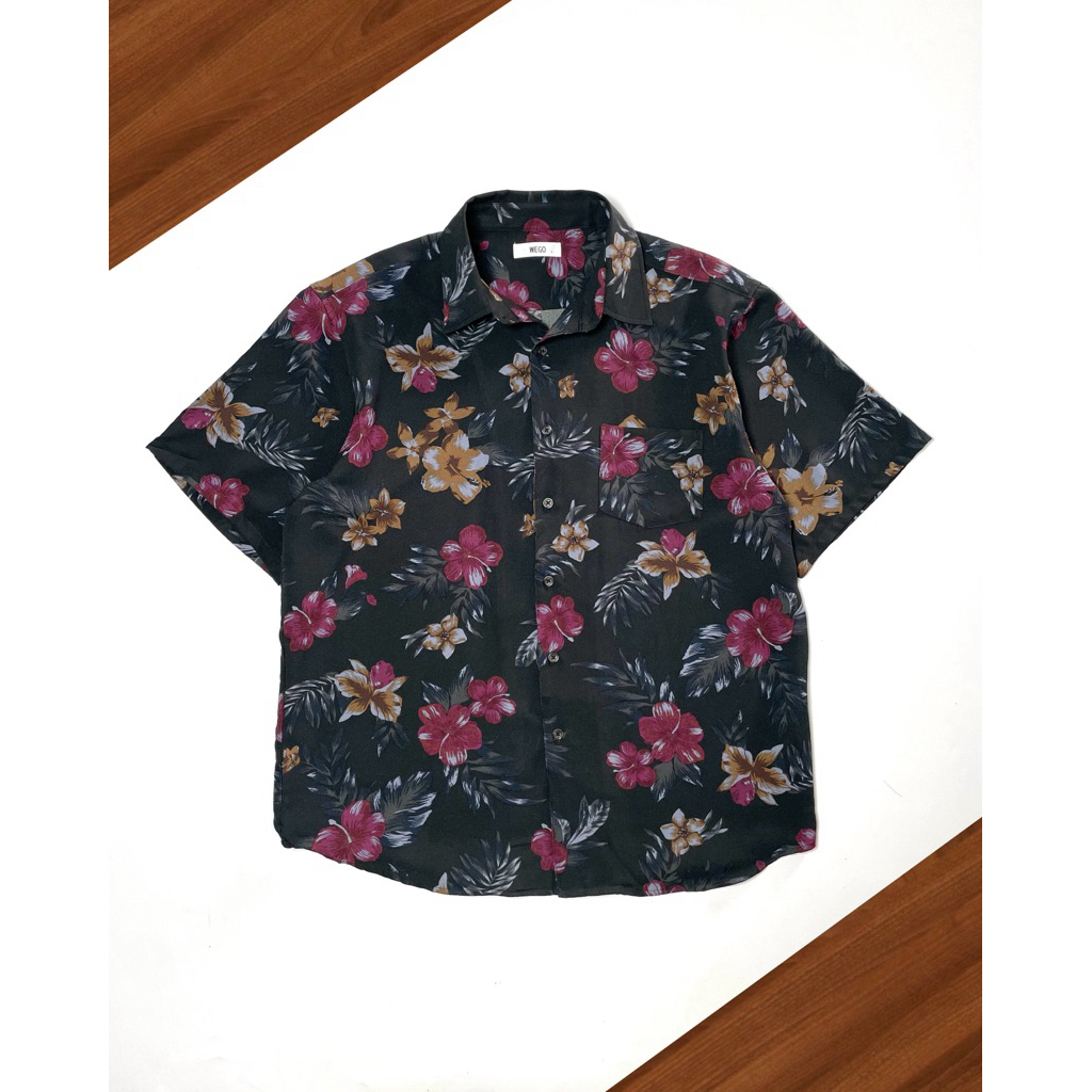 KEMEJA WEGO FLOWER HAWAIIAN