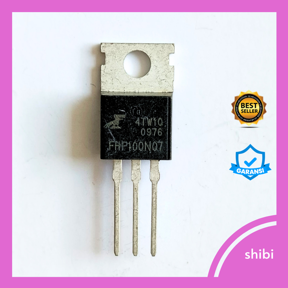 FHP100N07 GARANSI FHP 100N07 FHP100NO7 Mosfet 100A 70V To-220 N-Ch FET