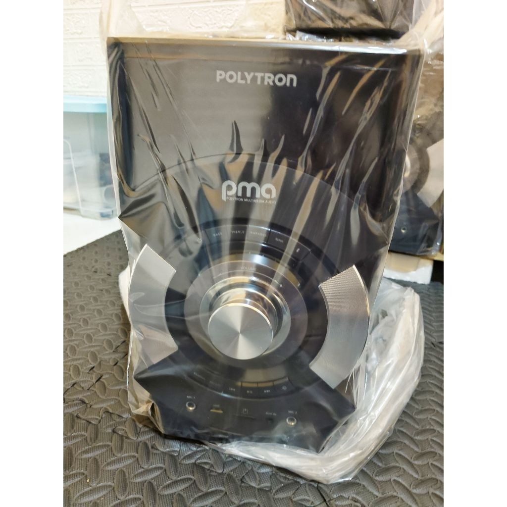 Box Subwoofer Kosong PMA 9527 + Modul Panel Depan Satu Set Original New Murah