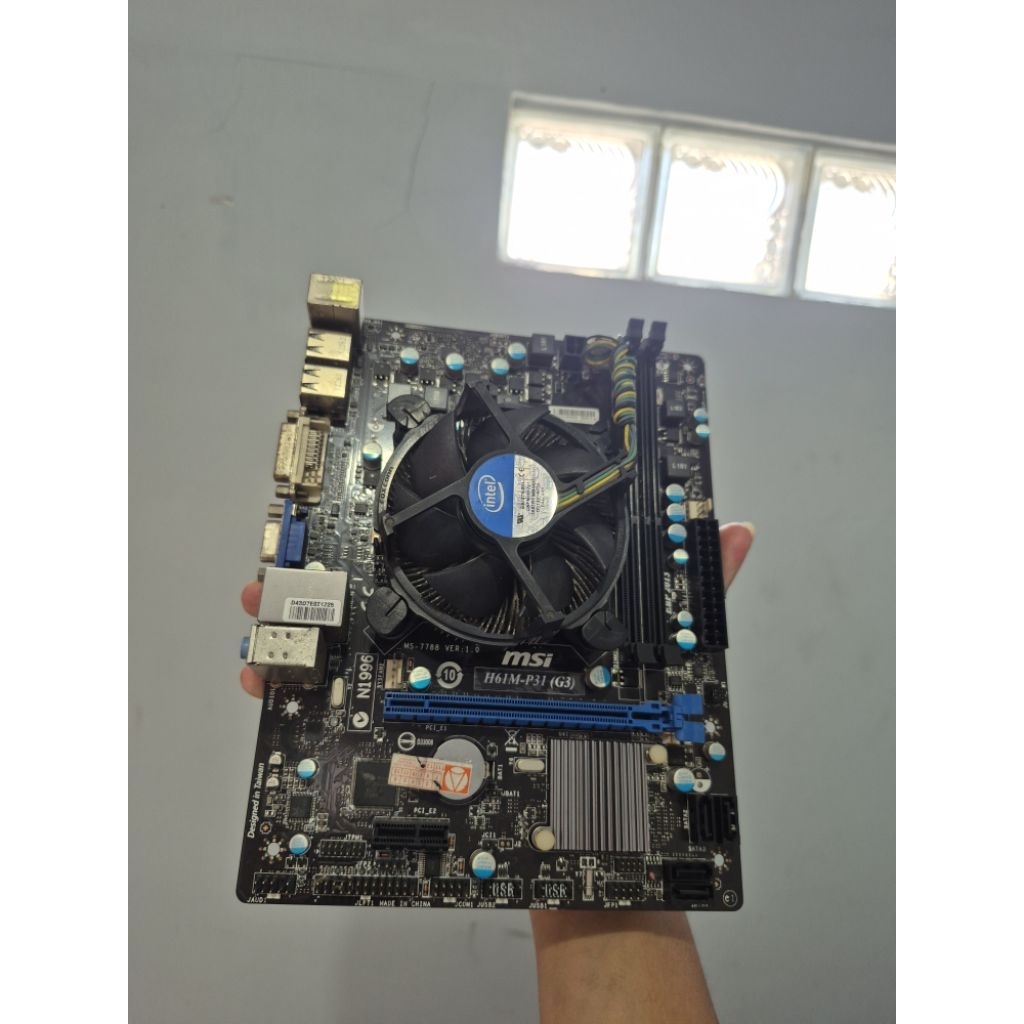 Paket Motherboard H61 processor i3 gen 2