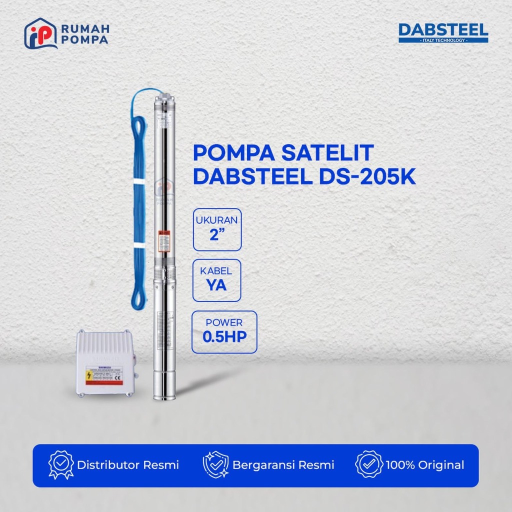 Pompa Submersible 2 inch Dabsteel DS-205K
