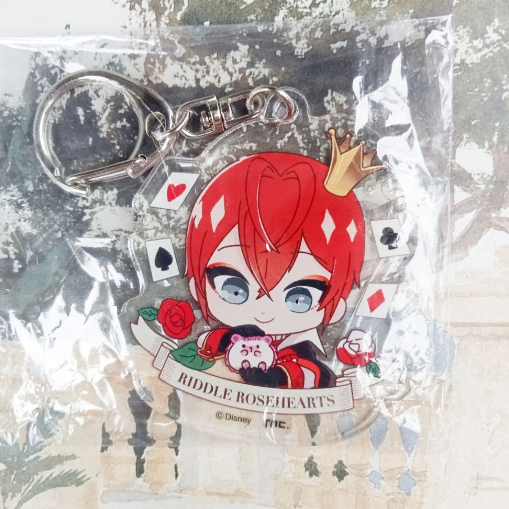 TWISTED WONDERLAND Official Riddle Rosehearts Acrylic Keychain Merch