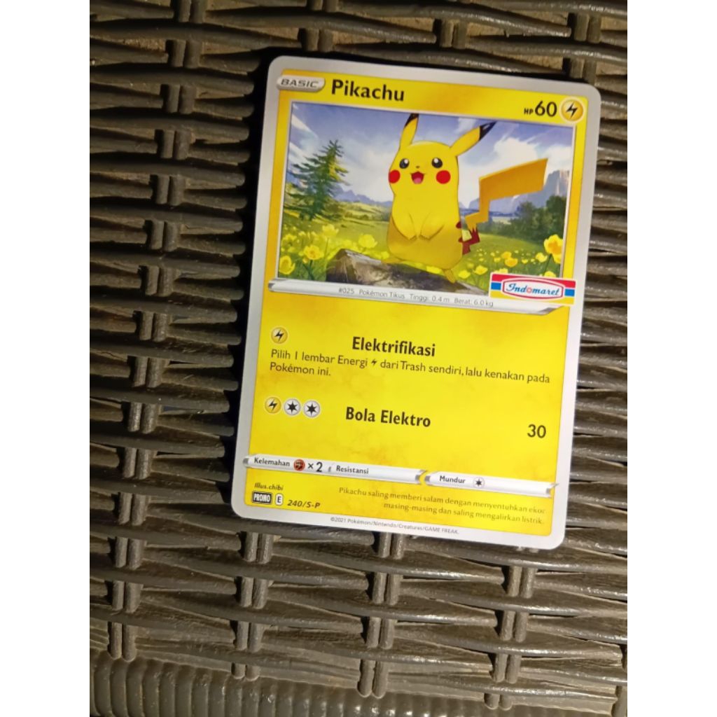 pikachu promo indomaret TCG
