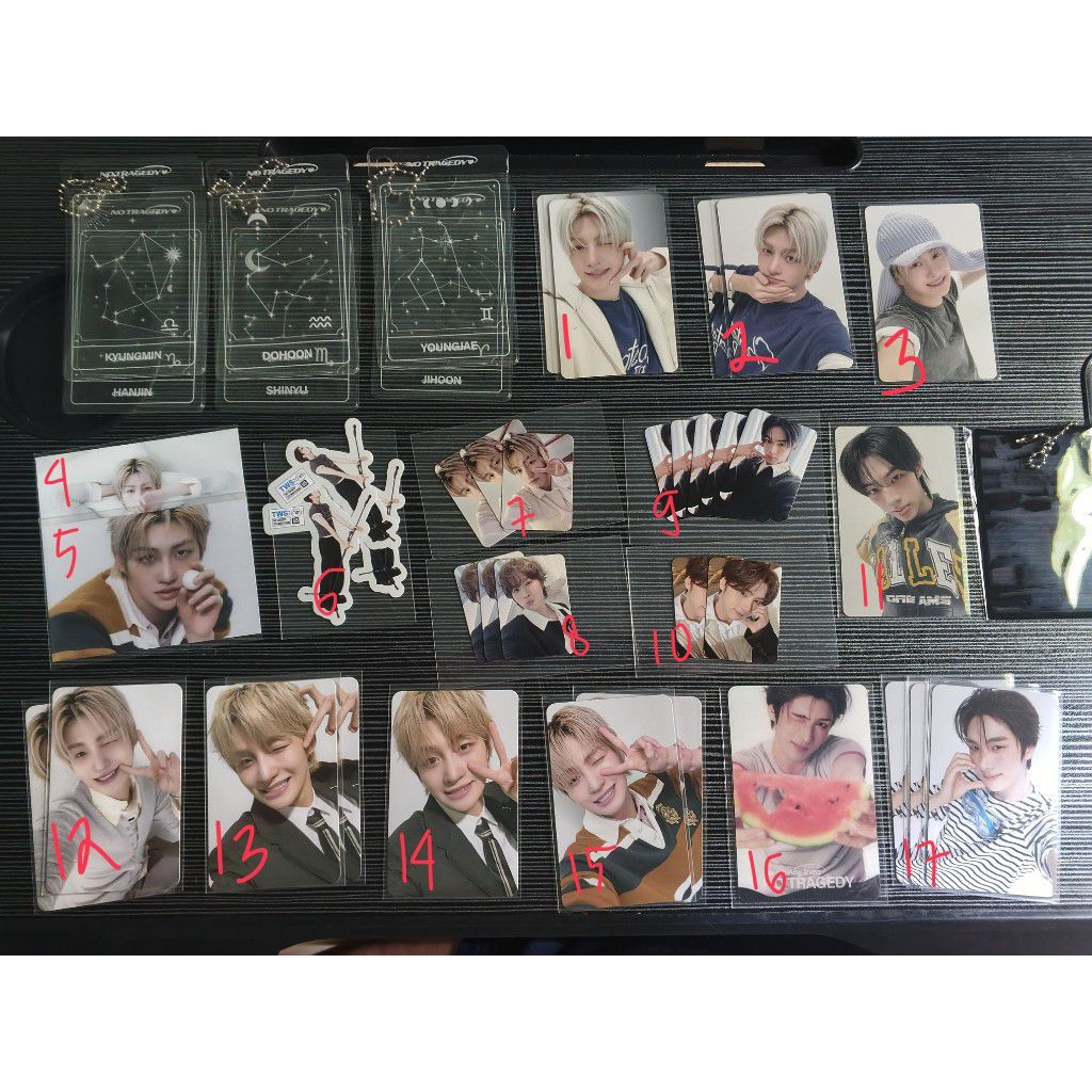 TWS NO TRAGEDY AAB ALBUM UNSEALED COMPACT REGULER RUSH HUSH BLUSH KYUNGMIN JIHOON YOUNGJAE DOHOON HA