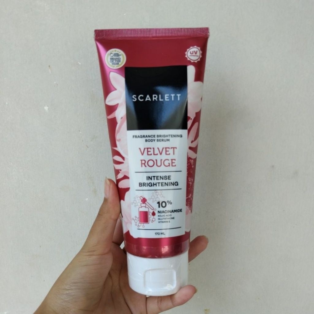 scarlett body serum velvet rouge
