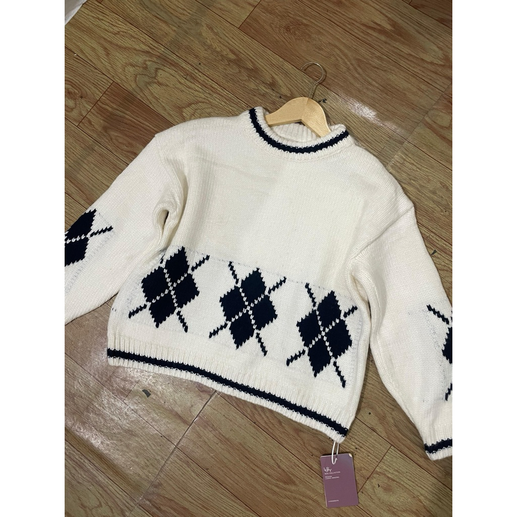 sweater rajut tebal / dress winter bahan rajut tebal